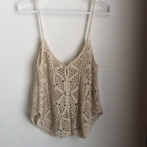Crochet tank top